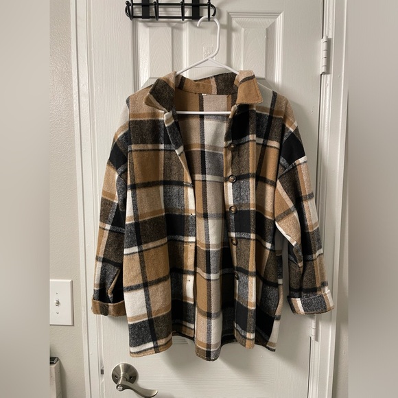 Plaid Shacket - Picture 1 of 3